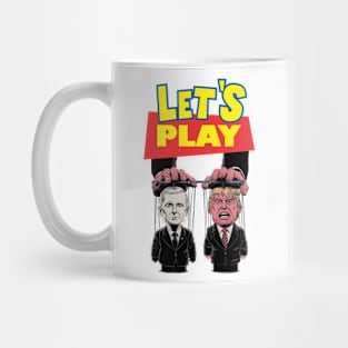 JOE BIDEN VS TRUMP PUPPET T-Shirt Mug